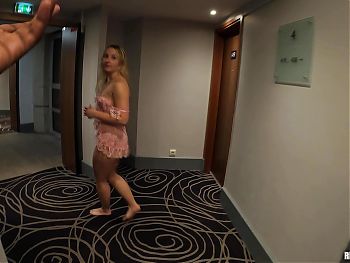 Big Ass Blonde French Teen Gets Fucked Hard By Her Hotel Neighbor For Dior Sneakers !!